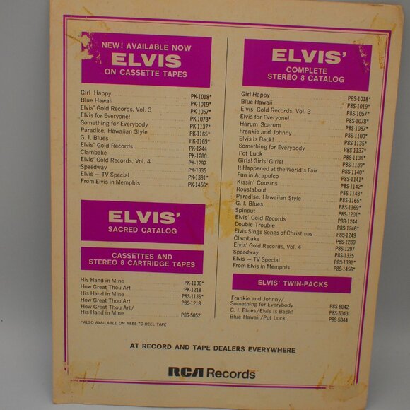 Vintage Elvis Presley 8x10 Glossy Photo - Picture 2 of 2